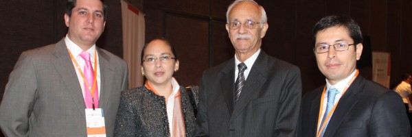 From left to right: Carlos Ugaz, Tatiana Lozada, Luis Ortigas and Carlos Gomero